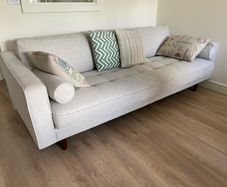 Cream sofa