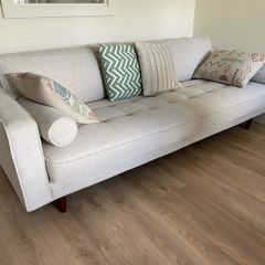Cream sofa