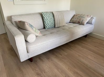 Cream sofa