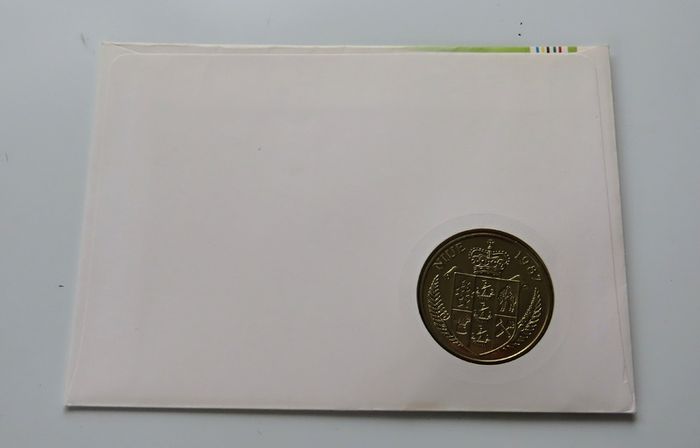 Steffi Graf 5 Dollars Tennis 1987 BUNC coin & stamp cover