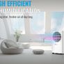 FREE EXPRESS SHIPPING 10L Portable & Compact Dehumidifier 10 Litre, Digital Display, Continuous Drainage and 24Hr Timer Function, Ideal for Home Image 3