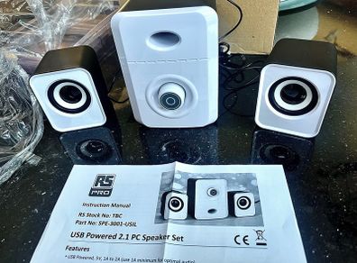 Usb Powered 2.1 Pc Speaker Set ( brand new )