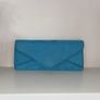 Dorothy Perkins Turquoise Faux-suede Clutch Handbag Image 3