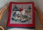Vintage Cushion/Throw/Picnic Blanket