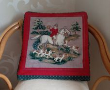 Vintage Cushion/Throw/Picnic Blanket