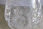 Engreaved Dublin Crystal Vase.