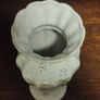 Vintage Style Floral Vase with Gold Trim Cottage Garden Decor Image 5