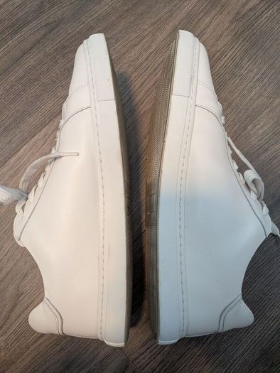 White Leather Sneakers Charles Tyrwhitt - Men's