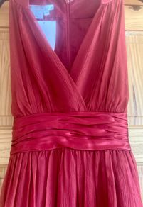 Crimson red dress