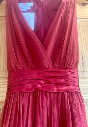 Crimson red dress