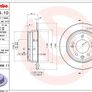 Brembo 08.A869.11 Rear Axle Brake Discs X2 - Hyundai KIA Image 2