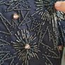 Adrianna Papell navy embellished rushed dress Sz 12UK - Rrp 125 (New) Image 4