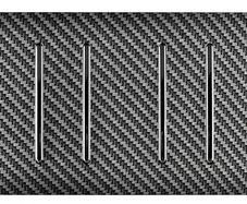 4 button lightswitch - Carbon Fibre