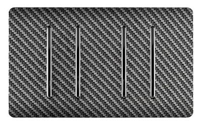 4 button lightswitch - Carbon Fibre