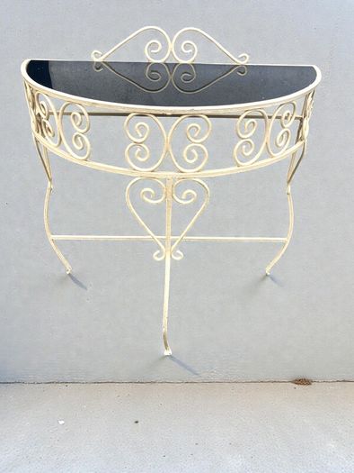 Vintage Console / Demi Lune Table