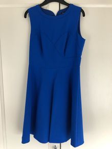 Karen Millen electric blue mini dress