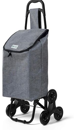 Folding Shopping Trolley on 6 Wheels, Stair Climbing Shopping Cart, Grocery Trolley MULTIPLE COLOURS AVAILABLE (FREE POSTAGE)