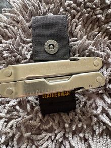 camping fishing leatherman Supertool 300 and sheath multitool edc USA made