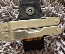 camping fishing leatherman Supertool 300 and sheath multitool edc USA made