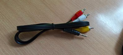 RCA composite to 3.5mm 4 pole cable