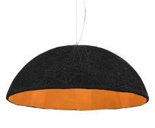 Pendant Lamp Black and Gold 70 cm E27