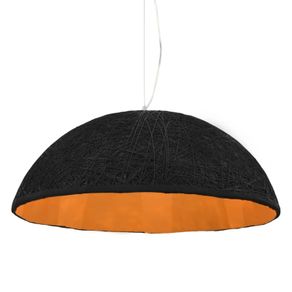 Pendant Lamp Black and Gold 70 cm E27