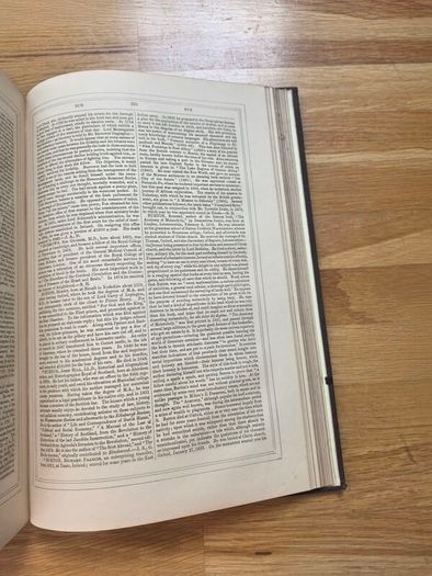 Antique Imperial Dictionaries Of Universal Biography 19th Century Books