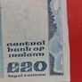 Irish 1988 "YEATS" Twenty pound note in .Fine condition Image 6