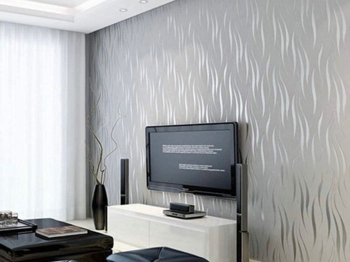 NEW SALE | Wallpaper Modern Minimalist Non-Woven Water Plant Pattern