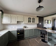 Entire kitchen with appliances