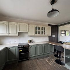 Entire kitchen with appliances