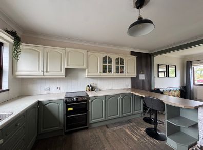 Entire kitchen with appliances