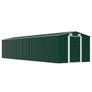 Garden Shed Green 257x990x181 cm Galvanised steel Image 3