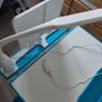 Adjustable kids study table, chair, led light set Image 3