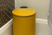 Yellow 3L Bathroom Bin Brand New