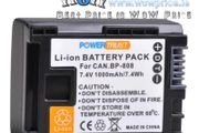 BP-808 BP 808 Battery For Canon