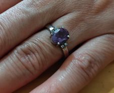 Sterling Silver Ring - Size O - Stamped for Silver (S51)