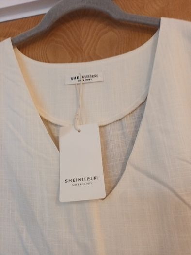 Shein Leisure Long  Linen Soft & Comfy Top With   Bell Sleeved To.  S. Xl-16.  B.N.W.T