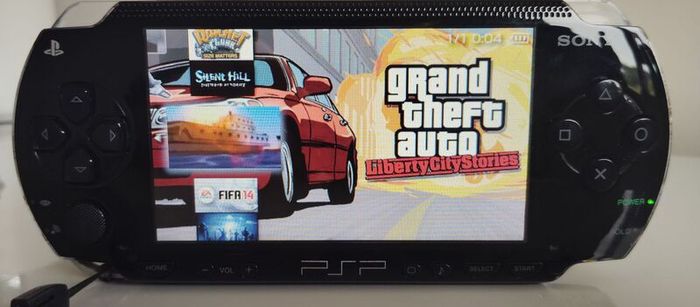 Psp Modded 1004 64gb 2 Original Sony Batteries Original charger