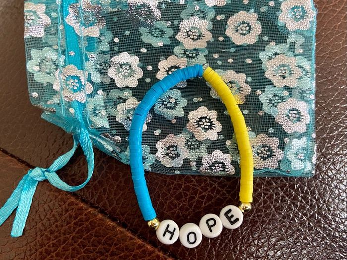 Handmade bracelets for Ukraine