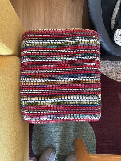Footstool multicoloured