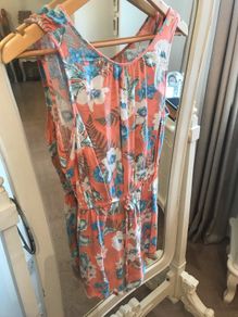 Pretty Floral Playsuit size 8