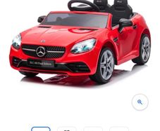 Motorised Red Mercedes Car