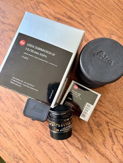 Summicron-M 35 mm f/2 ASPH 11673 + Leica  UV filter 13030