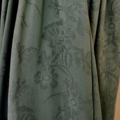 Emerald Green Curtains & Decorative Curtain Pole