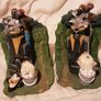 golfing book ends and letter holder Image 3
