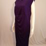 Enfocus Women shiny purple dress Image 4