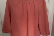 [clothes for adults] Light peach long sleeved top, size 40/42 (12/14)