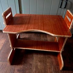Handmade Kids Desk/Table  Height Adjustable  Flat Pack (No Screws)