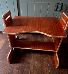 Handmade Kids Desk/Table  Height Adjustable  Flat Pack (No Screws)